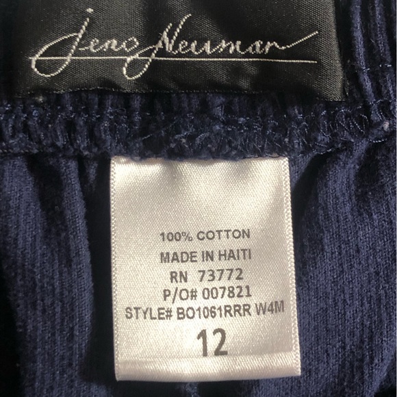 Jeno Newman Corduroy Pull-On Pants Blue Women’s 12 - Picture 4 of 6